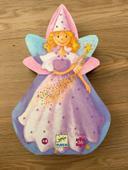 Puzzle Djeco 36 pièces princesse « The fairy and the unicorn »