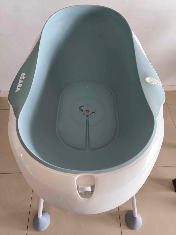 Baignoire bébé camélé'o minéral Green blue + support - photo numéro 1