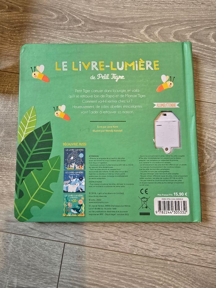 Livre lumière tigre - photo numéro 2