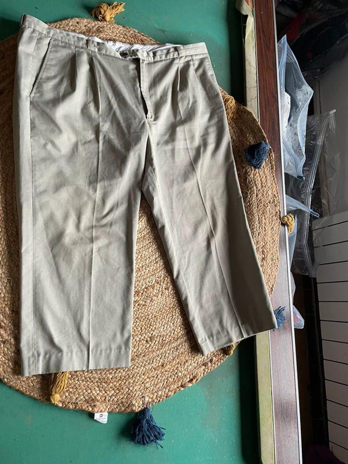 Pantalon habiller beige t54 - photo numéro 1