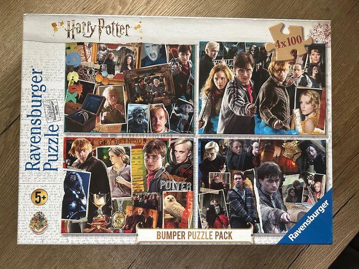 Puzzle x4 100 pièces Harry Potter - Ravensburger - photo numéro 1