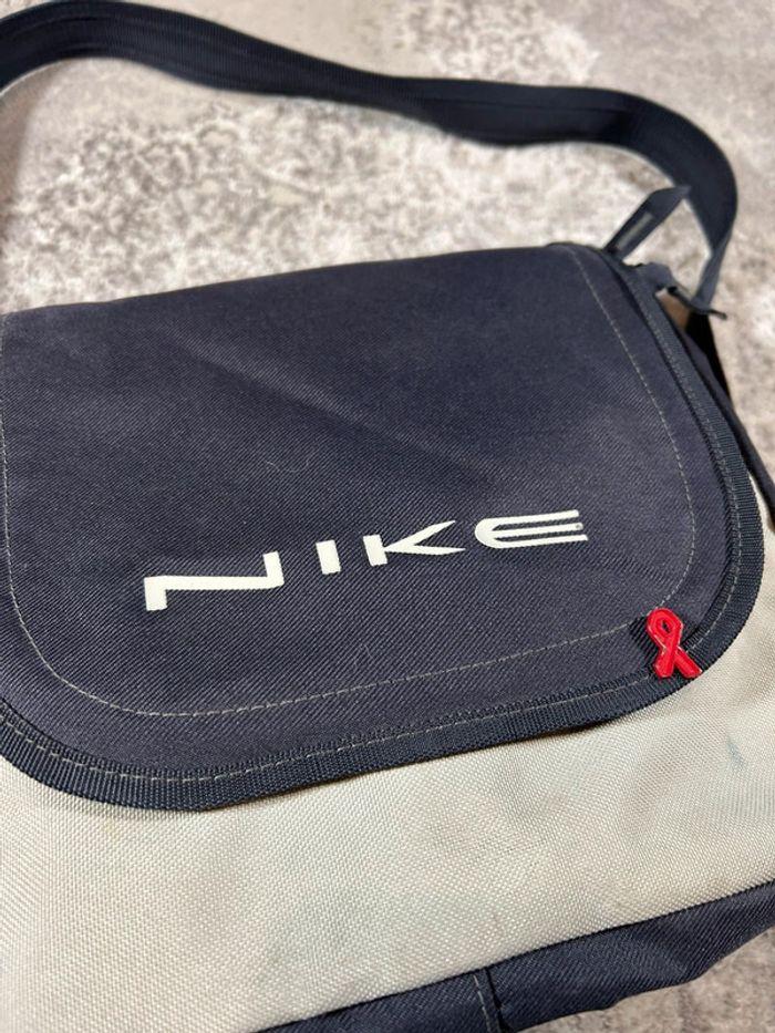 Sling Bag Saccoche Nike Vintage 90's 2000's Blue & White - photo numéro 2