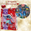 Calendrier de l'avent logo Stitch neuf 24 figurines Stitch et Angel