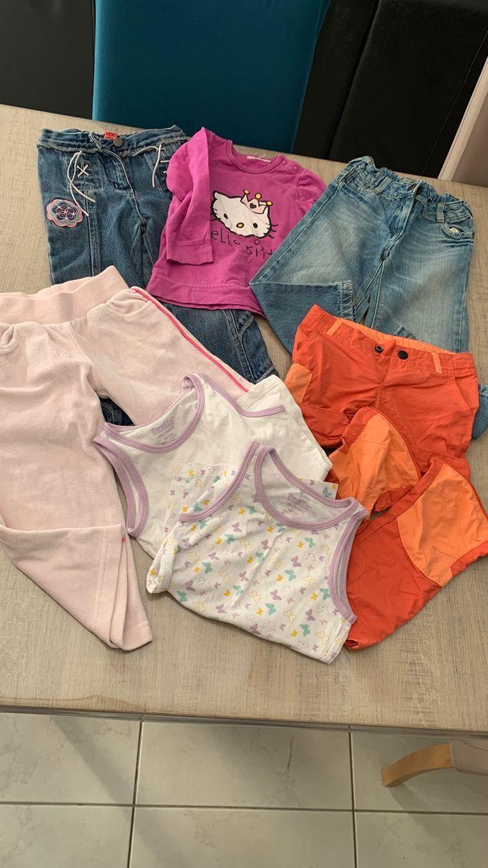 3 ans  lot filles : jeans legging survêtement t-shirt pantalon/short  rando