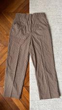 Pantalon à carreaux Zara