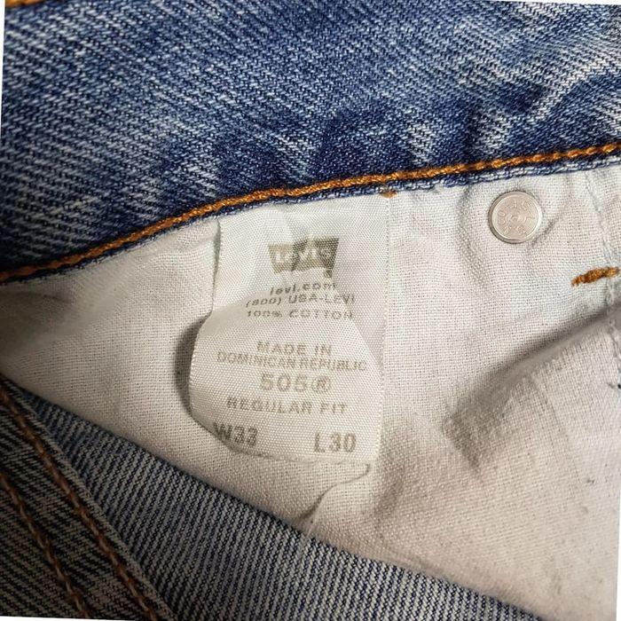 Jean Levi's 505 W33 L30 Bleu - photo numéro 9