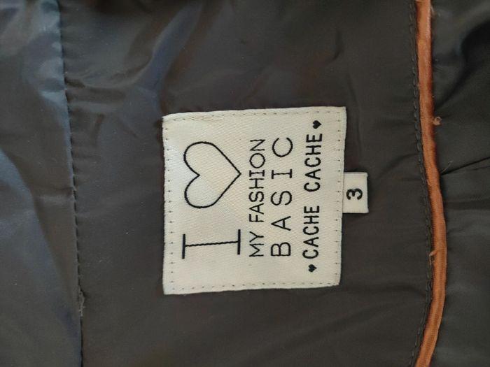 Veste matelassée grise - Cache Cache (taille M) - photo numéro 7