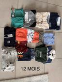 LOT VÊTEMENTS 12 MOIS