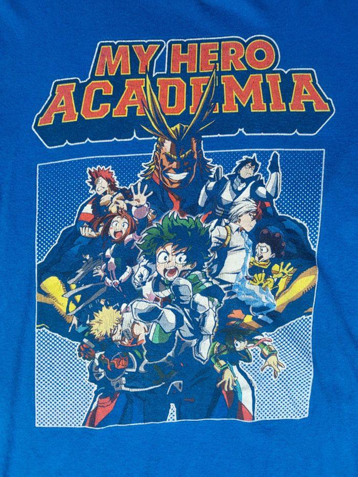 T-shirt Licence My Hero Academia Vintage Bleu Taille M Homme - photo numéro 2