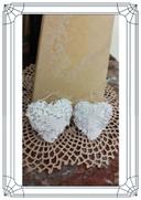 Boucles d'oreilles earrings dentelle lace y2k