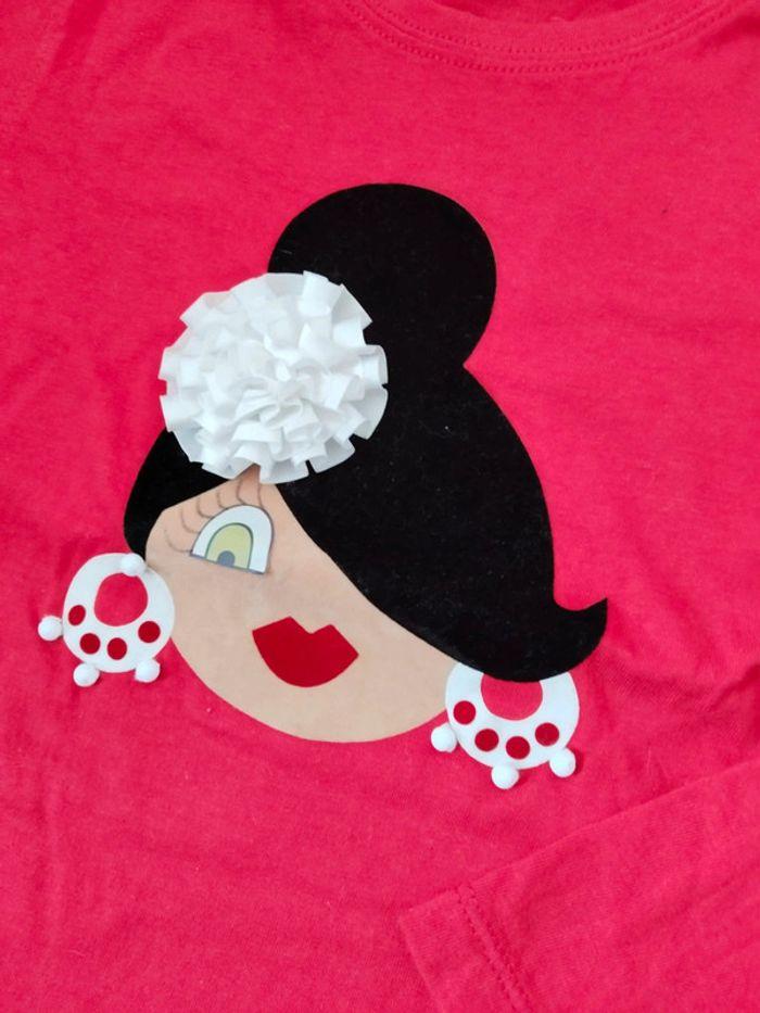 Camiseta Flamenca 💃🏻 5-6 años - photo numéro 3