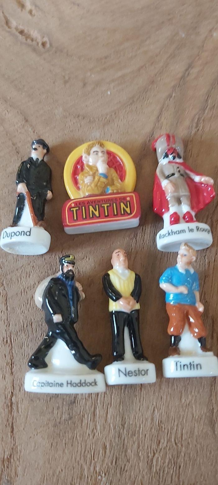 Lot de 6 fèves Tintin - photo numéro 1