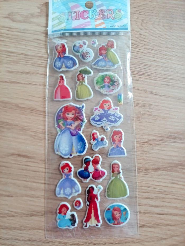 Stickers princesse Sarah neuf dana son blister