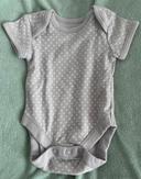 Bodies Early Days gris manches courtes taille 1 mois