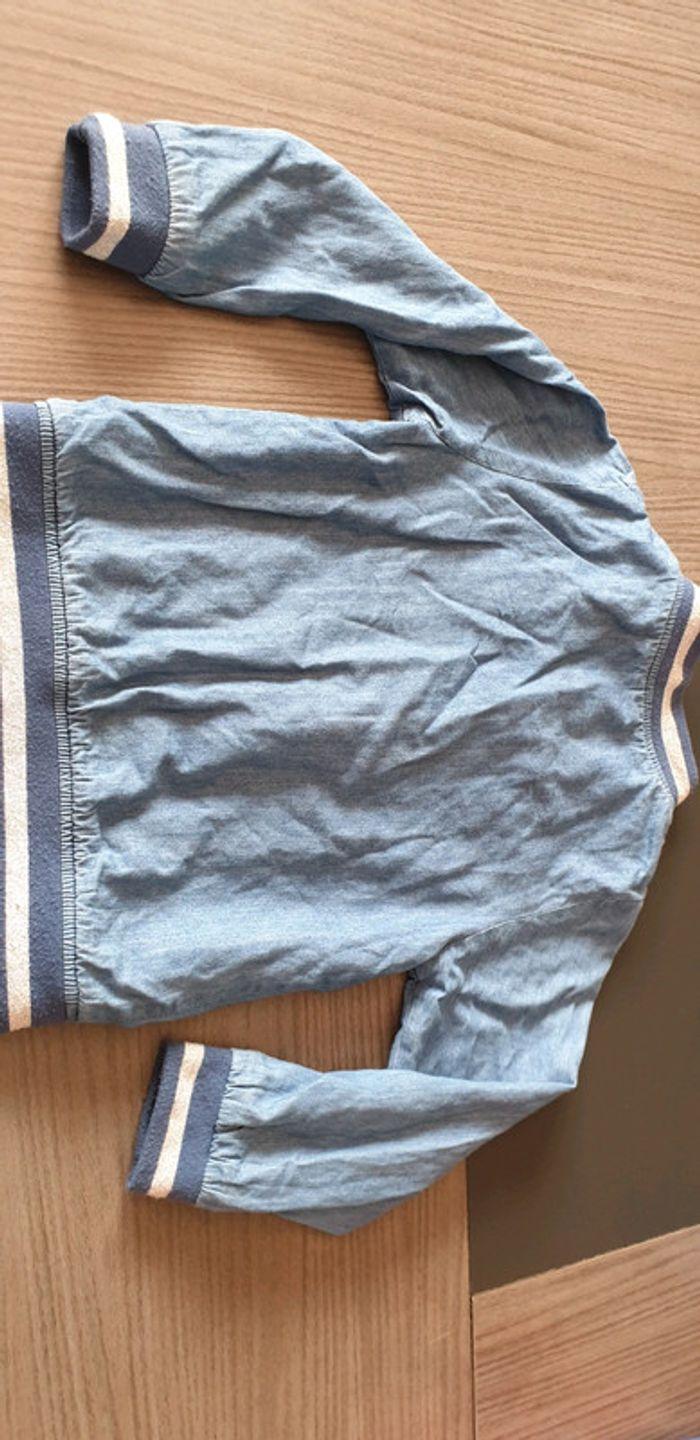 Veste bombers jeans 4/5ans - photo numéro 3