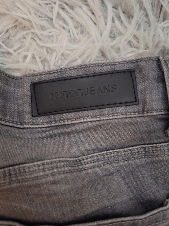 Jean Pantalon Gris Koton Jeans Taille W33 L32 - Style Classique - photo numéro 2