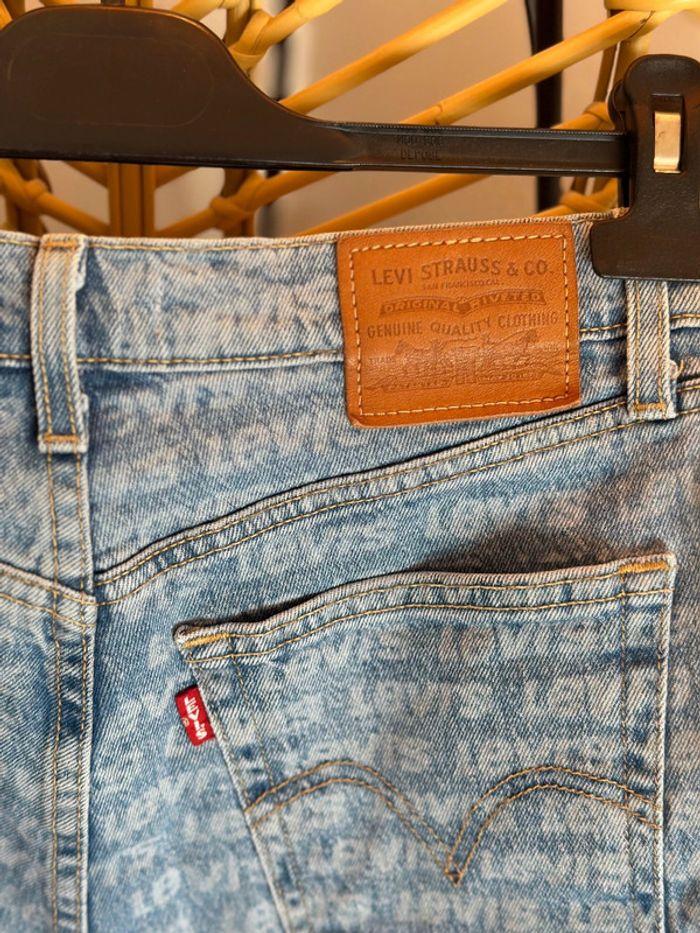 Short Levi's bleu denim 501 Ribcage taille 36 - - photo numéro 3