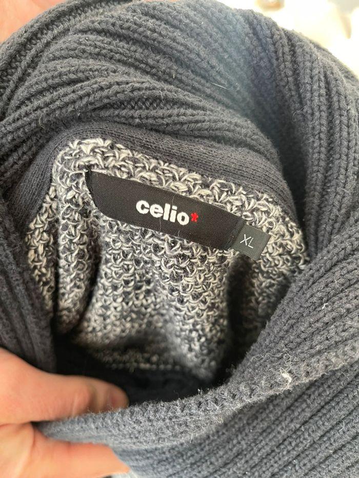 Pull Celio L gris bleu - photo numéro 5