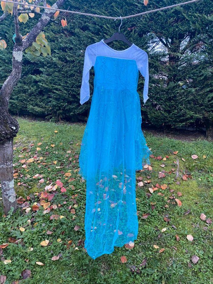 Robe de princesse la Reine des Neiges avec accessoires 130 cm - photo numéro 5