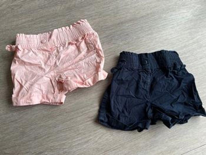 Lot de 2 shorts Kiabi 18 mois - photo numéro 1