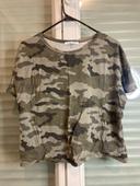 T-shirt militaire pour femme