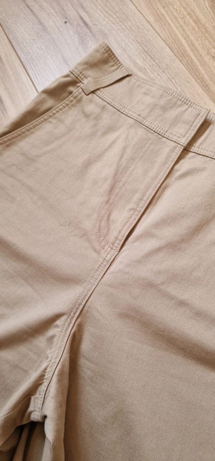 Pantalon COS beige jambes larges détails de couture neuf taille XS ou 34 - photo numéro 7