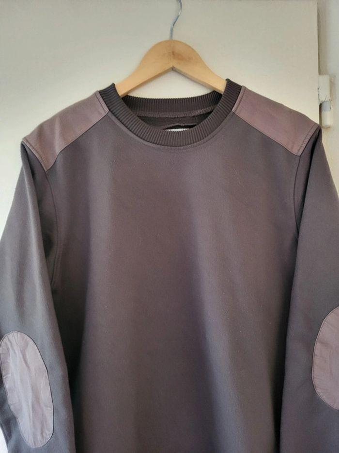 Sweat marron homme taille L - photo numéro 4