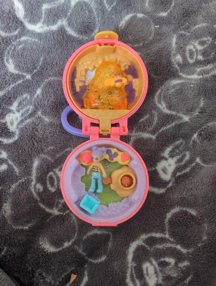 Polly Pocket mini boîte thème ruche et abeille 🐝 - photo numéro 2