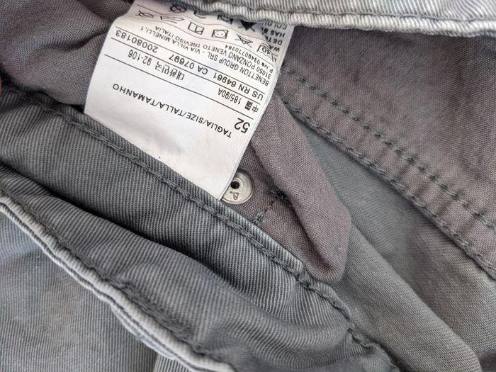 Pantalon Benetton gris taille 52 - photo numéro 2