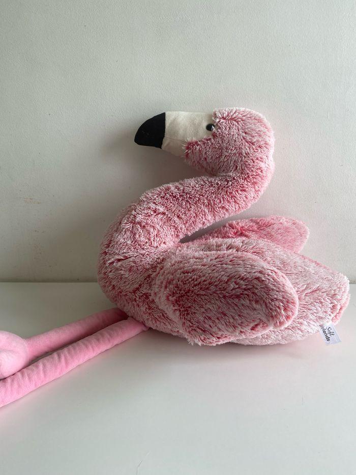 Peluche flamant rose - photo numéro 2