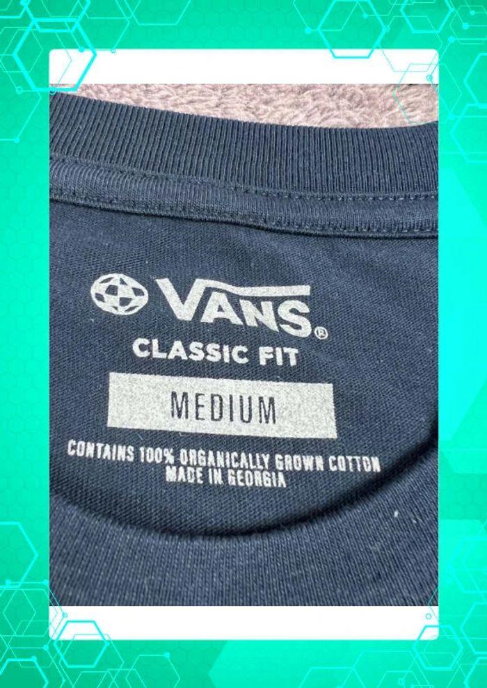 👕 T-shirt Vans Bleu Marine Taille M 👕 - photo numéro 6