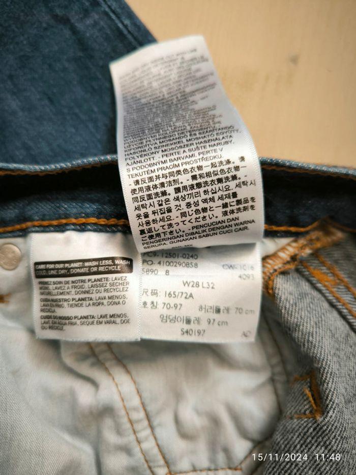 Jean Levi's 501 bleu foncé taille 38 (28 us) - photo numéro 8