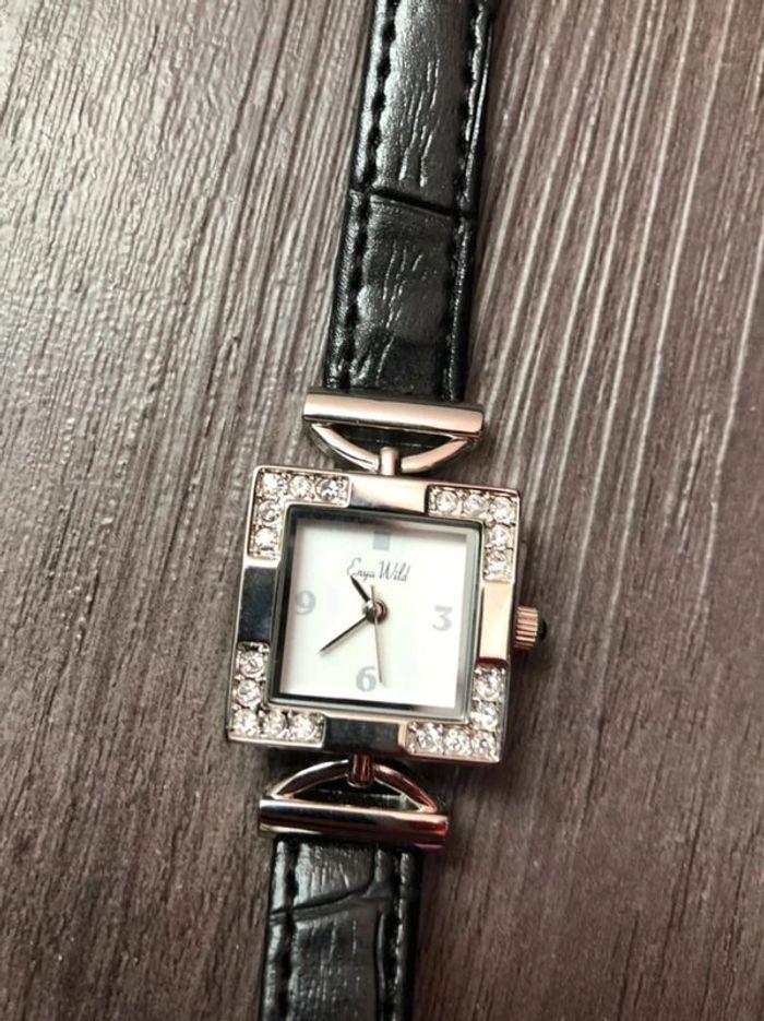 Montre Bijou Diamant Zirconium Signée Enya Wild - photo numéro 1