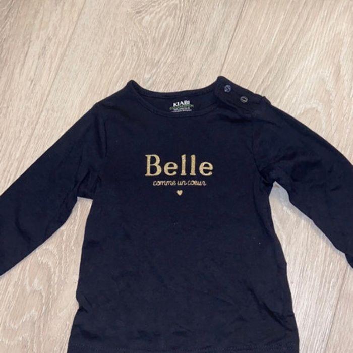 T-shirt à longues manches « Belle comme un cœur » - photo numéro 2