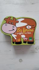 Puzzle en bois la ferme de Vilac