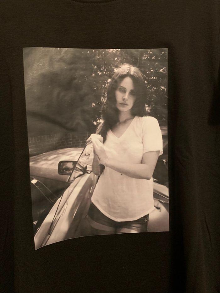 T-shirt noir Lana Del Rey taille L - photo numéro 2