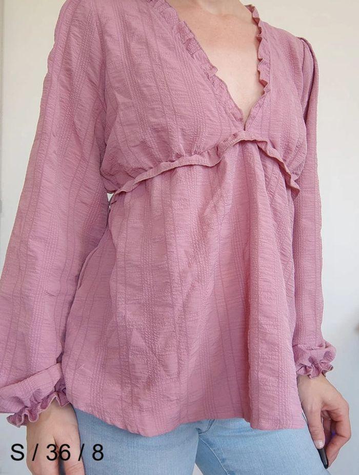 Blouse vieux rose Shein taille 36 💖 - photo numéro 2