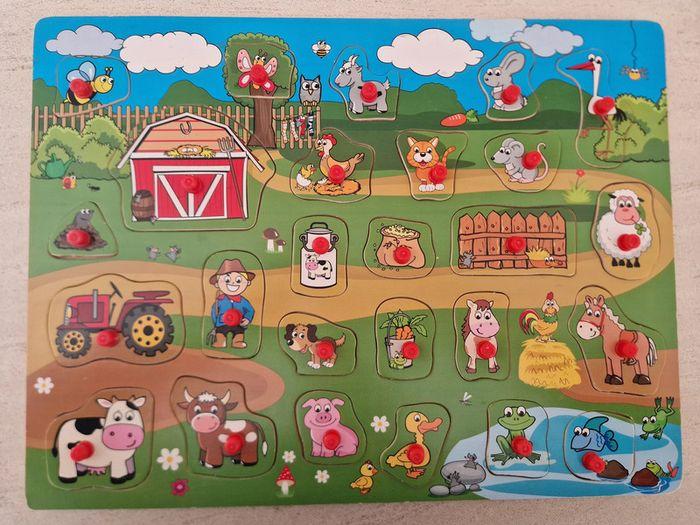 Puzzle en bois "La ferme"