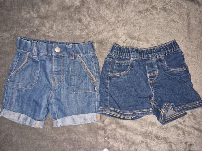 Lot 2 shorts en jeans - photo numéro 1