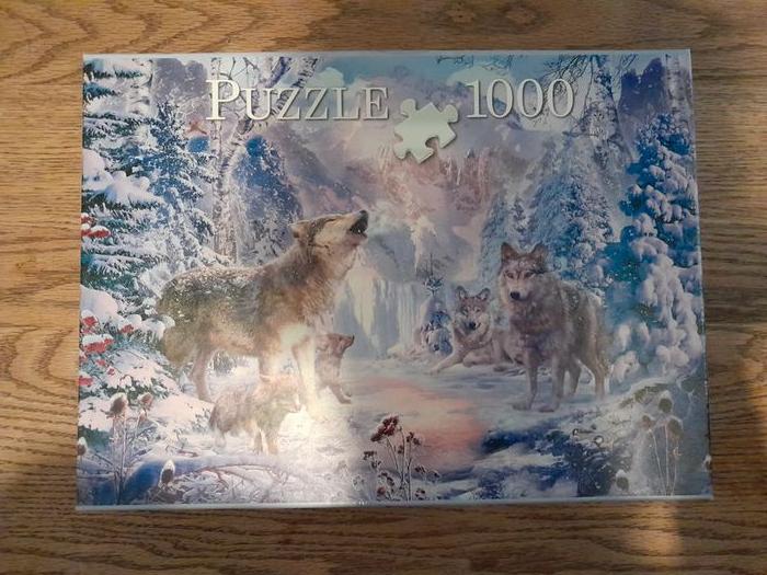 puzzle loup 1000 pièces