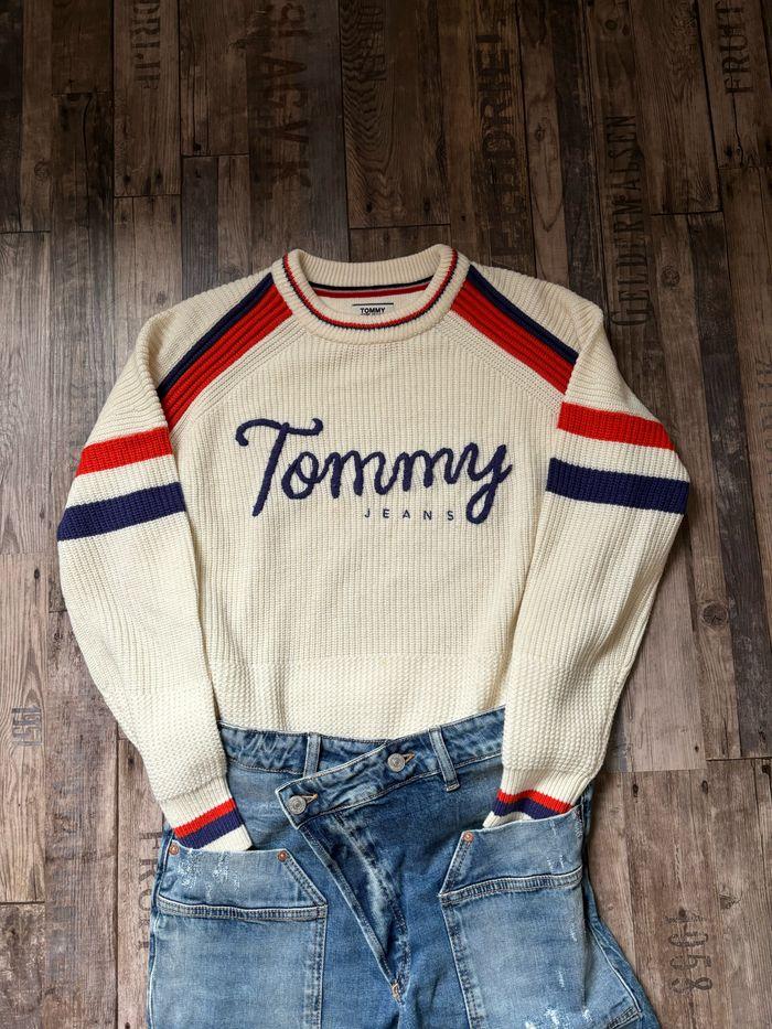 Pull femme Tommy Hilfiger taille 38 TBE - photo numéro 1