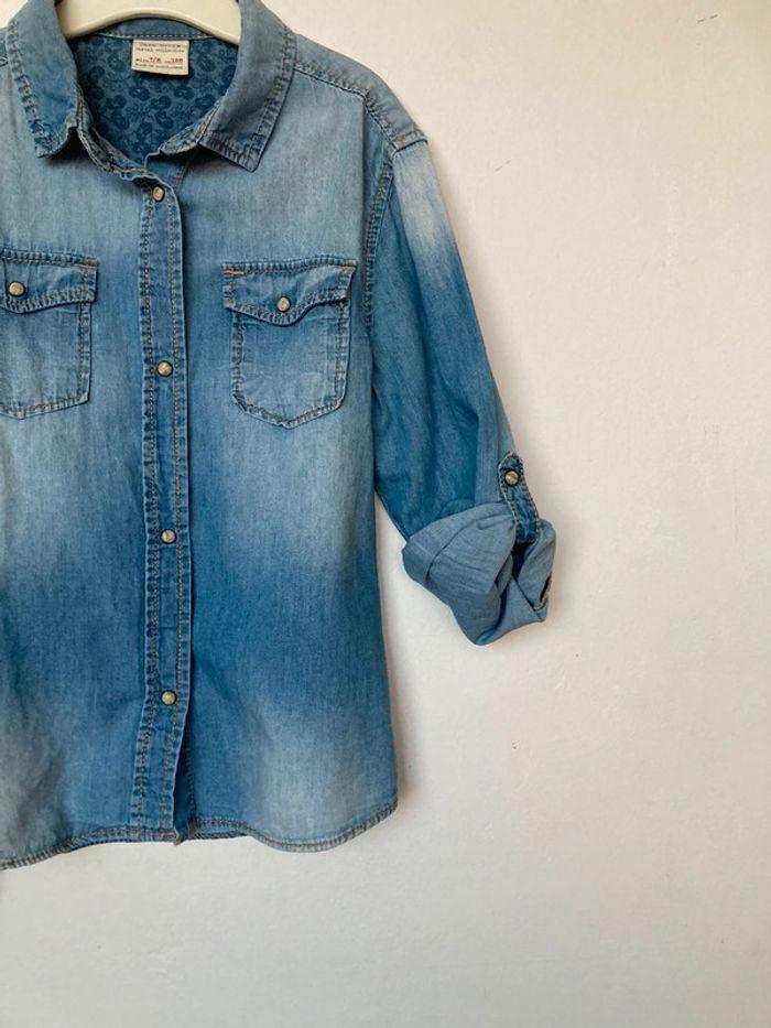 Zara chemise en jean 7/8 ans - photo numéro 10