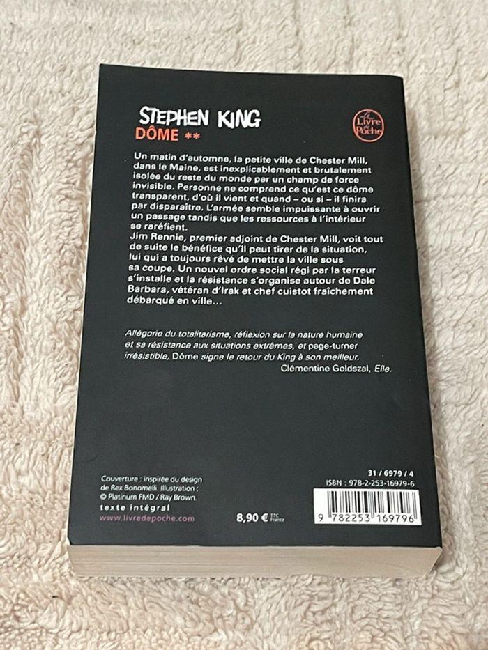 Livre - Stephen King - Dôme 1 & 2 - photo numéro 5