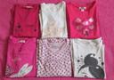 Lot de 6 tee-shirt manches longues fille 5 ans