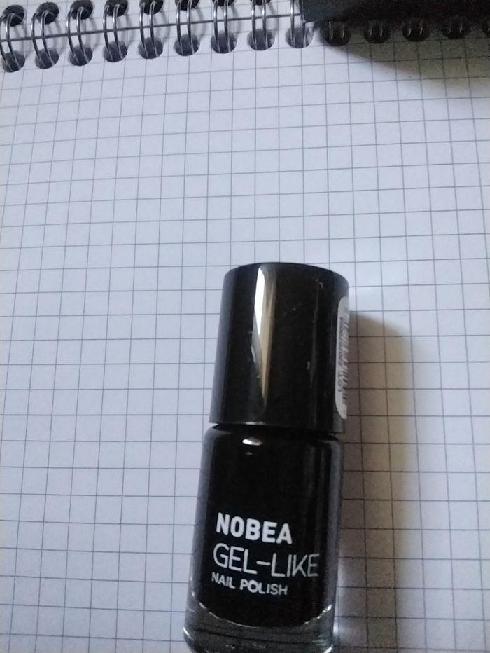 Set nobea 3 produit mascara  gel like nail polish  vernis noir  eye-liner noir - photo numéro 3