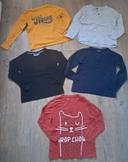 Lot t-shirt longues manches