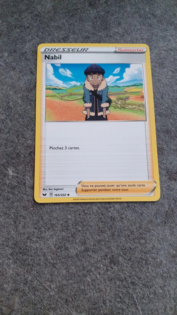 Carte Pokémon Dresseur Nabil - photo numéro 1