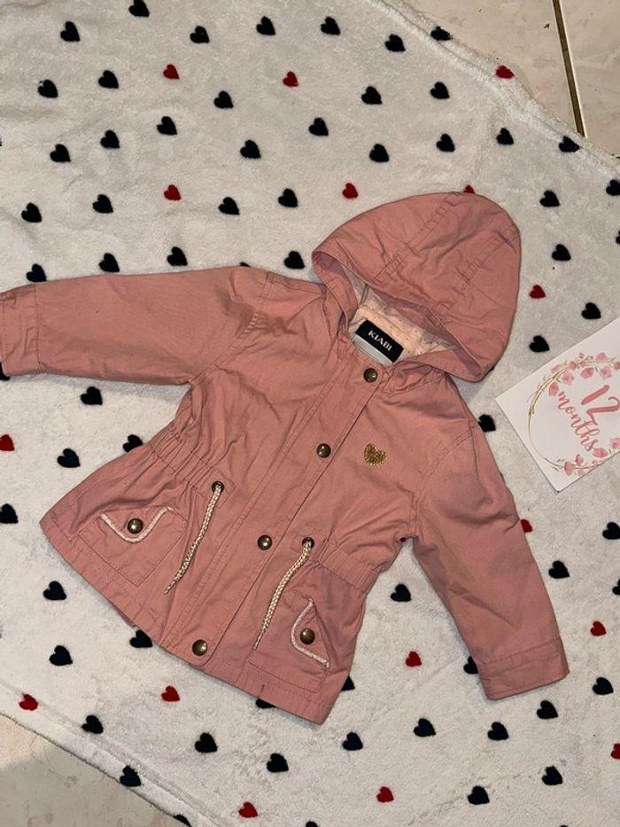 Parka veste fille kiabi 12mois - photo numéro 2