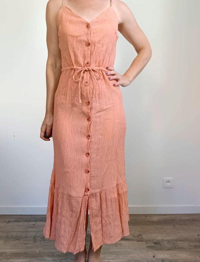 Robe longue rose taille 36/38 💖 - photo numéro 2