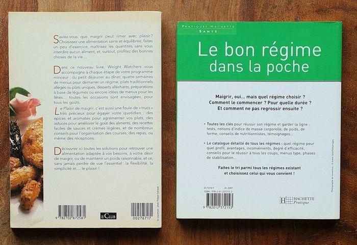 Lot 2 Livres, Weight Watchers Le Plaisr De Maigrir, Le Bon Régime Dans La poche - photo numéro 2